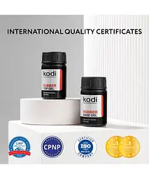 Верхнє покриття гель Kodi Professional Rubber Top Gel 14 мл - мініатюра 3