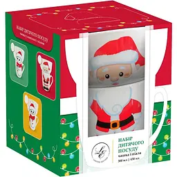 Набір дитячого посуду Limited Edition Santa 2 предмети(YF6038) - мініатюра 2
