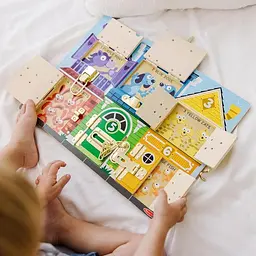 Дошка із засувками Melissa & Doug дерев’яна (SM93406/6075185) - мініатюра 7
