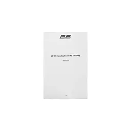 Клавіатура 2E KS240 Wireless USB/Bluetooth UA Grey (2E-KS240WG_UA) - мініатюра 8