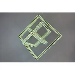 Люстра кришталева на тросах Led Linisoln 089-50*40*30 метал, кришталь LED 100Вт 120-50см 15-17кв.