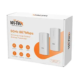 Комплект бездротового моста WiFi Wi-Tek WI-CPE511H-KIT V2 5GHz, 867Mbps, 3km, 2x100Mbps, Cloud (73-00257) - мініатюра 8