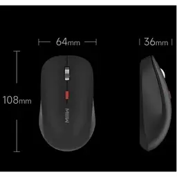 Мишка Xiaomi MiiiW Wireless/Bluetooth Black (MW23M22 Black) - мініатюра 4