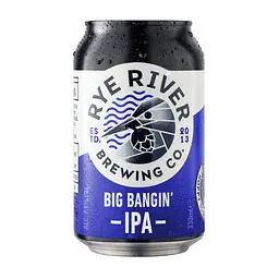 Пиво Rye River Big Bangin IPA світле нефільтроване 7.1 % 0.33 л 