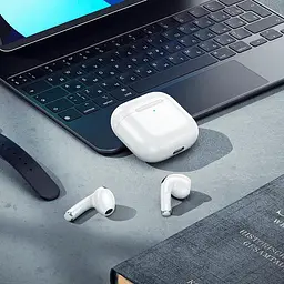 Навушники Hoco True бездротовий stereo headset EW64 |BT5.3, 35/300mAh, 4h| white - мініатюра 7