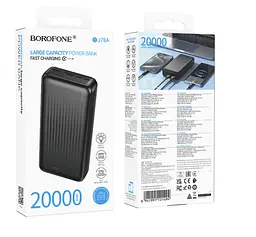 Портативна батарея Borofone BJ78A Clever 20000 mAh Black - мініатюра 3