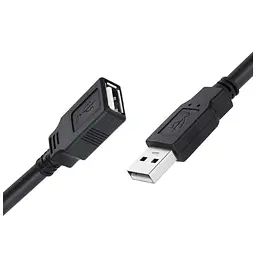 Дата кабель USB 2.0 AM/AF 1.8m black ColorWay (CW-CBUF076-BK) - мініатюра 3