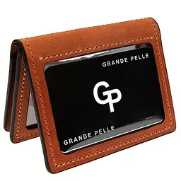 Чоловіча шкіряна обкладинка GRANDE PELLE 10х8х1,5 см acs0024470 - мініатюра 2