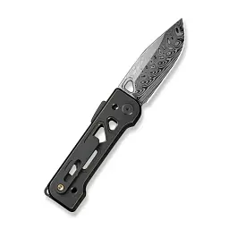Складаний ніж Weknife Дамаська сталь 171,3 мм Чорний Титан 6AL4V - мініатюра 3