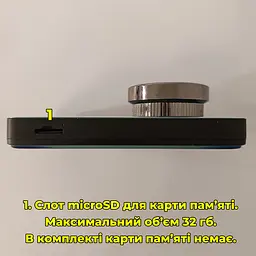 Відеореєстратор Дисплей 4.0 дюйма Dual Lens на 2 камери (спереду + ззаду) - мініатюра 6