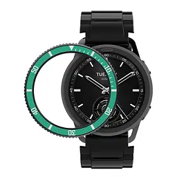 Безель Sikai для смартгодинника Xiaomi Watch S3/S4 Green-black - мініатюра 4