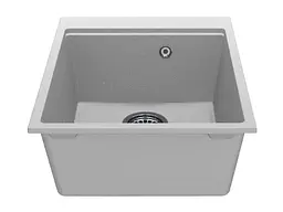 Кухонна мийка Miraggio LAGOON 420 white (0002222) Граніт, Під стільницю/Врізна, Білий - мініатюра 3