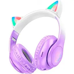 Навушники Hoco W42 Cat Ear Purple Grape (795854) [104195]