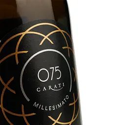 Вино ігристе Piera Martellozzo 075 Carati Millesimato Veneto Extra Dry біле екстра сухе 0.75 л - мініатюра 3