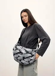 Жіноча сумка Sambag HOBO Bag-glove принт "Palm" 50 х 28 х 5 см (53400720)