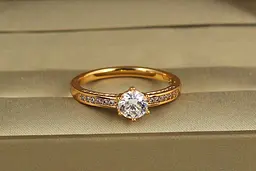 Кільце Xuping Jewelry Сяйво долі р 20 золотисте