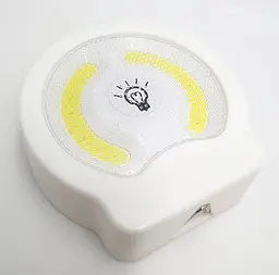Світлодіодний LED світильник з гачком вимикач нічник на батарейках 3хAAA 3W 2COB магніт липучки 9х8,5см UKC - мініатюра 2