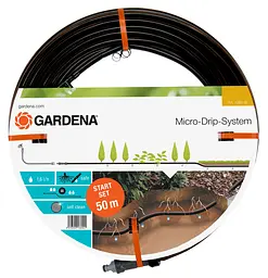 Комплект мікрокрапельного поливу Gardena Micro-Drip-System для підземного прокладання 13,7 мм 50 м (01389-20)