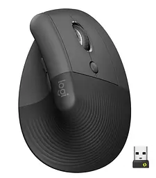 Бездротова миша Logitech Lift Vertical Ergonomic Mous Wireless/Bluetooth Graphite (910-006473)