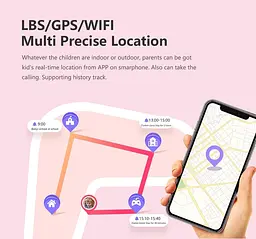 Дитячий наручний розумний годинник Smart Baby Watch LT21 з GPS Синій - мініатюра 7