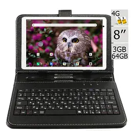 Планшет-телефон Adronix NexVi PRO 8 LTE 3/64 Gold + Чохол-клавіатура - мініатюра 2