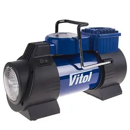 Компресор автомобільний Vitol 10Атм 40л/хв 180Вт з LED-ліхтарем(К-60)