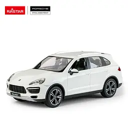 Машинка Porsche Cayenne Turbo білий RASTAR модель 1:14 Автомобіль на дистанційному керуванні + пульт - мініатюра 2