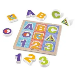 Розвиваюча іграшка Melissa&Doug Пазл Літери/Цифри (MD1899) - мініатюра 3