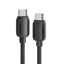 Кабель Essager Breeze USB Type-C - USB Type-C (M/M), 100W, 2 м Black (EXCTT1-WLA01-P)