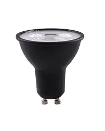 Світлодіодна лампочка Goldlux 328281 GU10 4.5W 4000K 450Lm IP20 Чорна