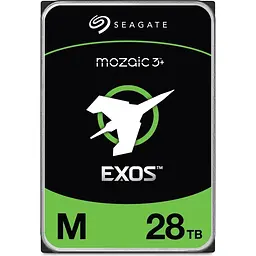 Жорсткий диск для сервера Seagate Exos M NAS HDD 3.5" 28 ТБ SATA 7200 rpm (ST28000NM003K)