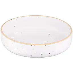 Тарілка Ardesto Midori, 680мл, 18.5см, кераміка, білий (AR0118MW)