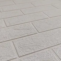 Самоклеюча декоративна 3D панель Loft Expert під білу цеглу 700x770x3 мм - мініатюра 3