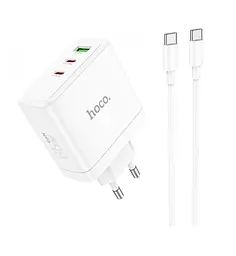 Зарядний комплект Hoco n30 glory pd 65 W three-port (2 c1a) fast charger set - мініатюра 2