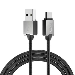USB Cable Hoco U49 Refined Steel Type-C Black 1.2m - мініатюра 2