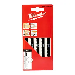 Полотна для лобзиків A 2202 MILWAUKEE, 75х4,0мм, (5шт) - мініатюра 3