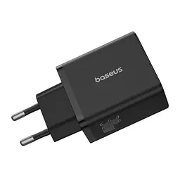 Сітчасте зарядне пристрій Baseus Cube Fast Charger 2U+C 30W EU чорний P10111402113-00 - мініатюра 2