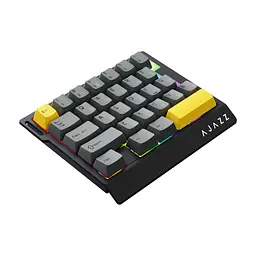 Клавіатура Ajazz AK029 Ice Island Magnetic Switch USB UA Black/Yellow (AK029-I-BY) - мініатюра 4
