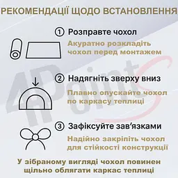 Брезент плівка для теплиці парника 4Points 6м2 (2х3м), Зелений - мініатюра 5