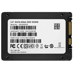 Накопичувач SSD Adata Sata 2.5 512GB Ultimate SU650 (ASU650SS-512GT-R) - мініатюра 5