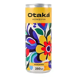 Напій безалкогольний Otaka Комбуча Класична слабогазований 250 мл - мініатюра 2