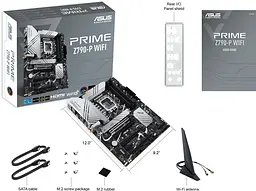 Материнcька плата PRIME Z790-P WIFI s1700 Z790 4xDDR5 M.2 HDMI DP Wi-Fi BT ATX Asus teh0019000 - мініатюра 3