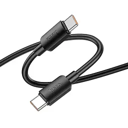 Дата кабель Hoco X96 Hyper Type-C to Type-C 100W (1m) Black - мініатюра 3