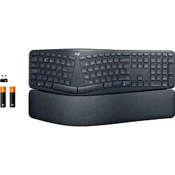Клавіатура Logitech ERGO K860 Bluetooth/Wireless UA Black (920-010108) [122631] - мініатюра 6