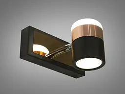 Підсвічування для дзеркал Diasha 5971/1, 5W, 3200K/4100K/6000K, метал, поворотне, сучасний стиль - мініатюра 3
