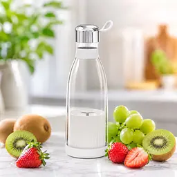 Портативний блендер у пляшці MINI JUICER / Блендер-пляшка 350 мл Блендер акумуляторний 40 Вт