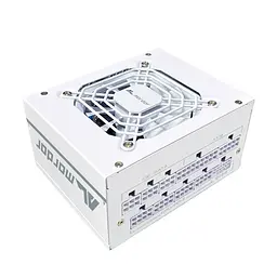 Блок живлення 850 Вт, ALmordor SFX, білий, модульний, 80+ золотистий, ATX3.1, Active PFC, 80 мм, 4xMolex/8xSATA/3x6+2-pin