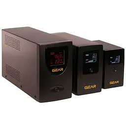 Пристрій безперебійного живлення GEAR GU-1000PLCD - мініатюра 4