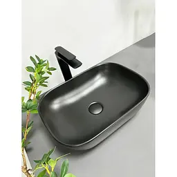 Умивальник VBI Ravenna black matt накладний VBI-011203, Чорний матовий