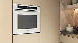 Whirlpool Духовий шафа електричний, 73л, A+, дисплей, конвекція, піроліз, телескопічні напрямні, білий - мініатюра 3